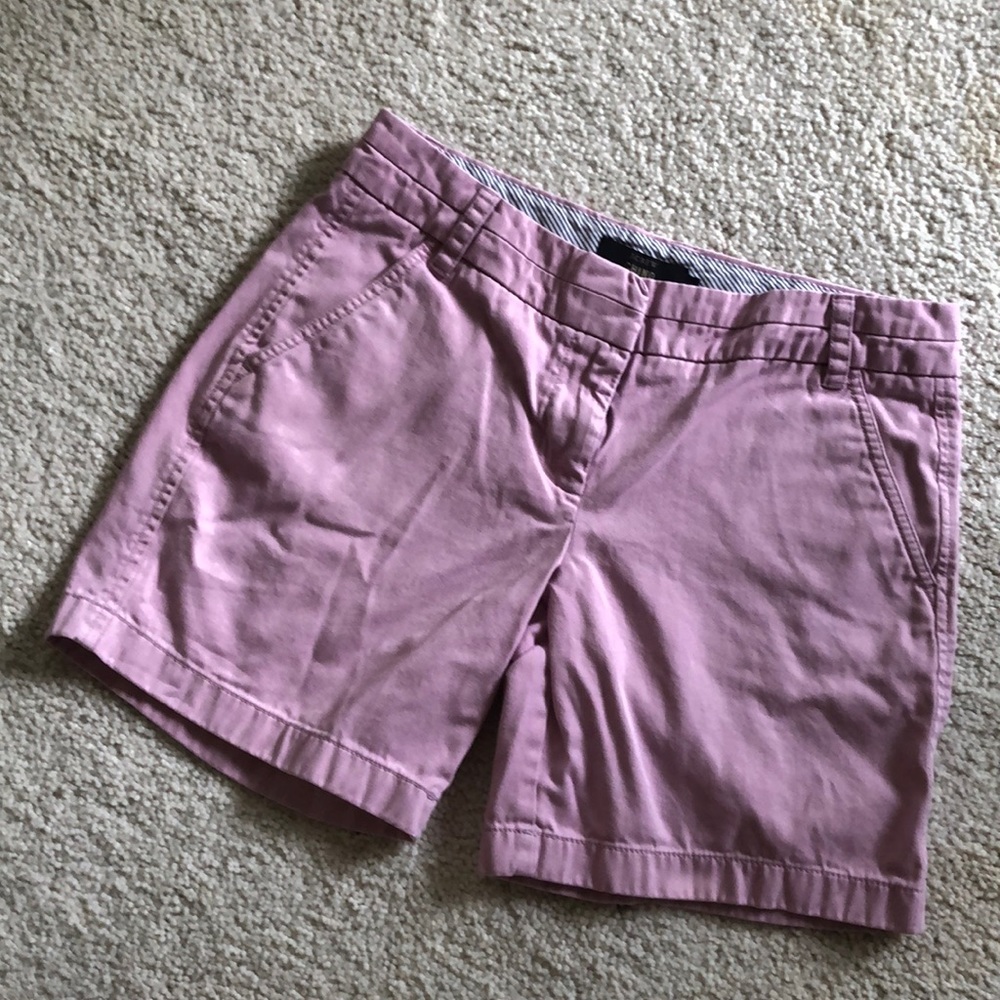J Crew Pink Preppy Chino shorts